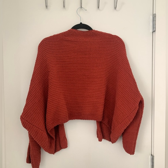 Chenille cropped knit cardigan, Sadie and Sage - Picture 2 of 3